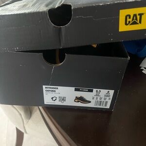 Caterpillar Black and Yellow Sneakers